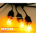 48 Ft LED Outdoor String Lichter mit 15 Lichter und 13 Fuß passenden Verlängerungskabel - Commercial SLT-164